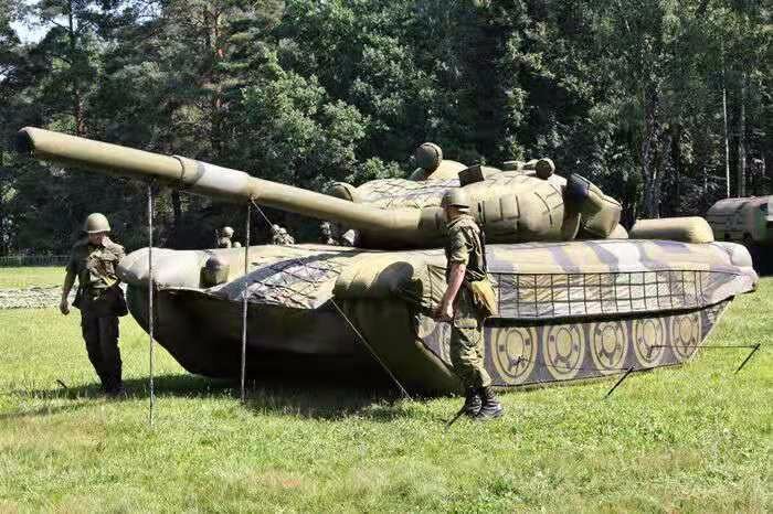 玉林部队充气坦克